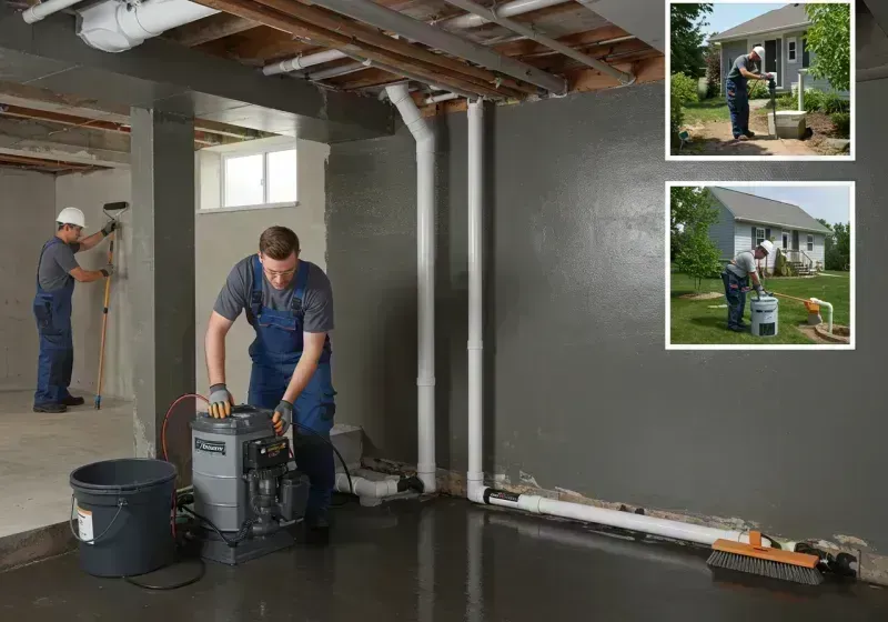 Basement Waterproofing and Flood Prevention process in Chesapeake, WV